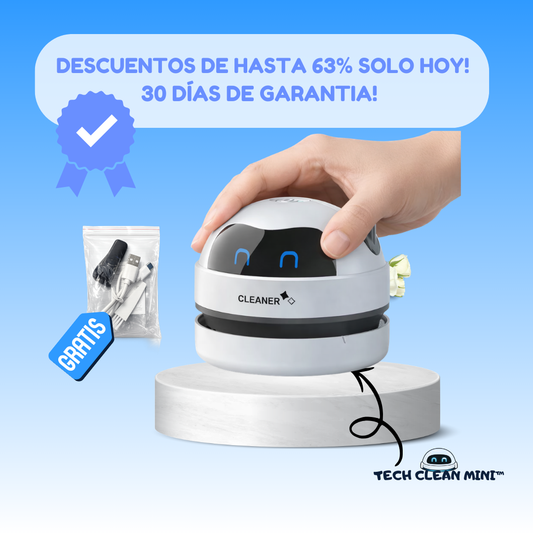 TECH CLEAN MINI™|Limpieza inteligente en mini formato